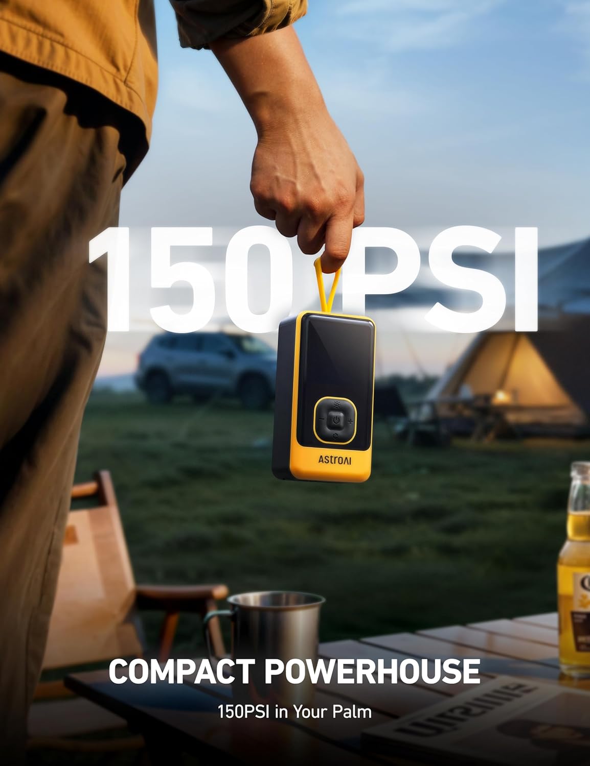AstroAI L7 150PSI Cordless Portable Tire Inflator - 2