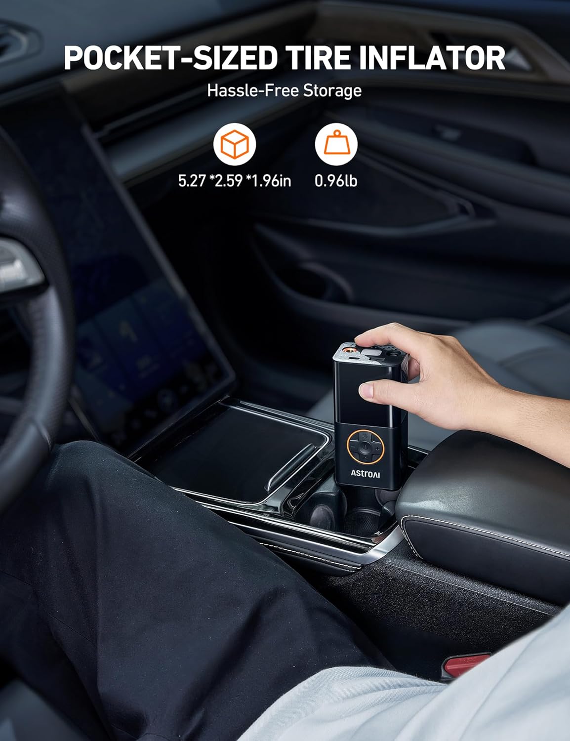 AstroAI L7 Portable Cordless Tire Inflator & Power Bank view 5