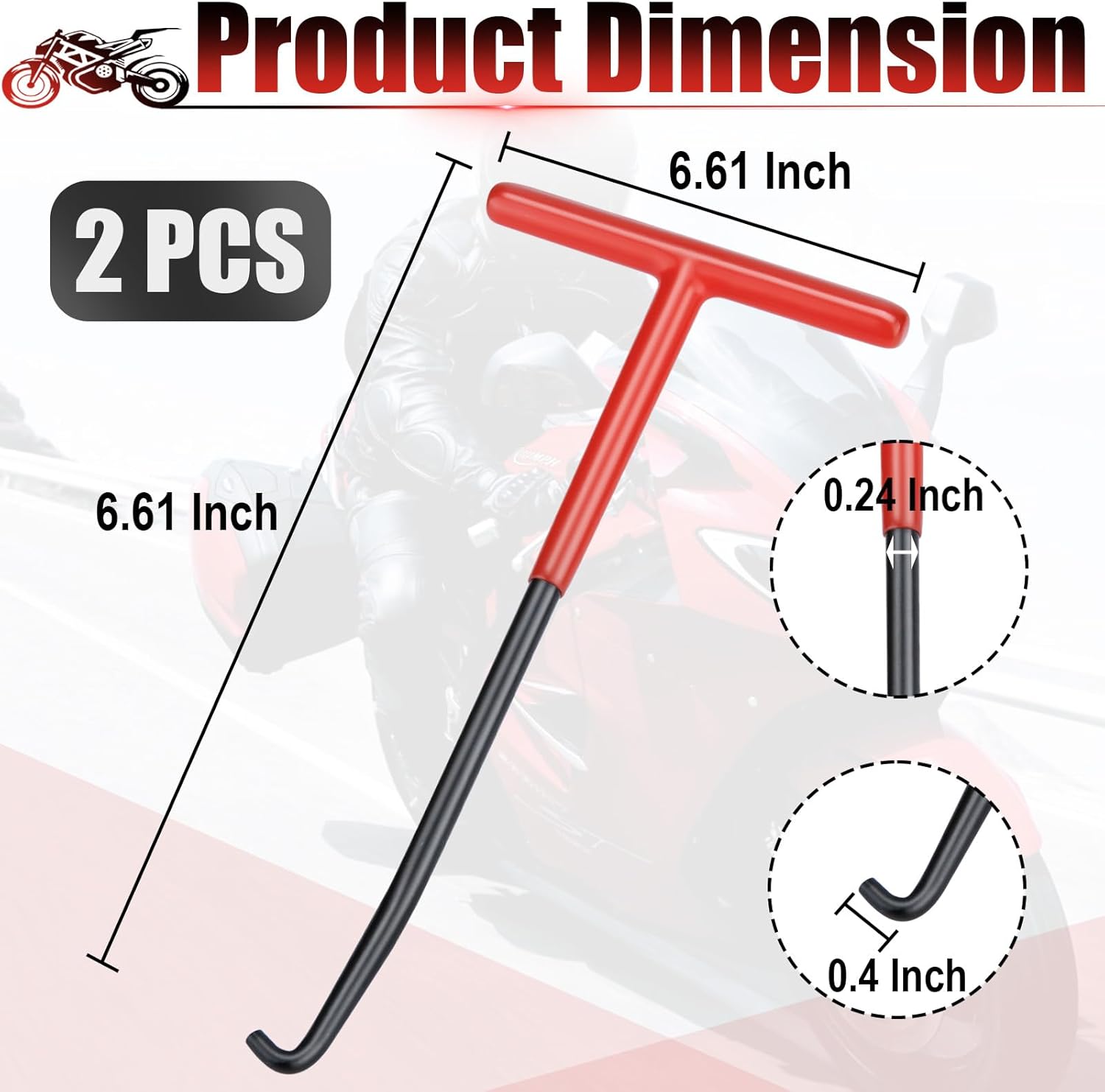 Exhaust Spring Puller Tool - Motorcycle & Snowmobile view 2