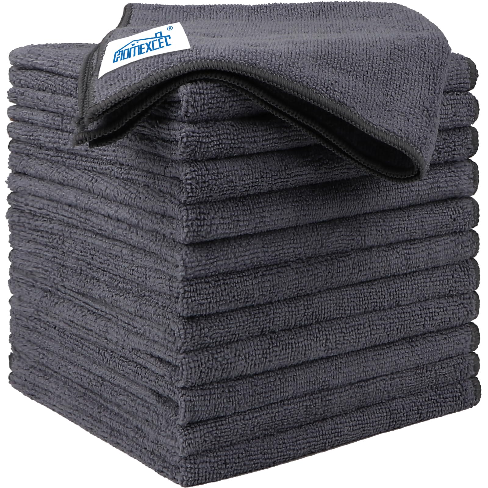 HOMEXCEL 12-Pack Microfiber Cleaning Cloths