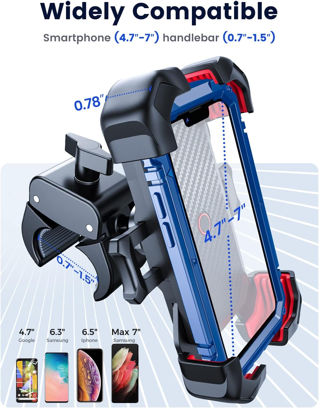 JOYROOM Motorcycle/Bike/ATV Phone Mount view 5