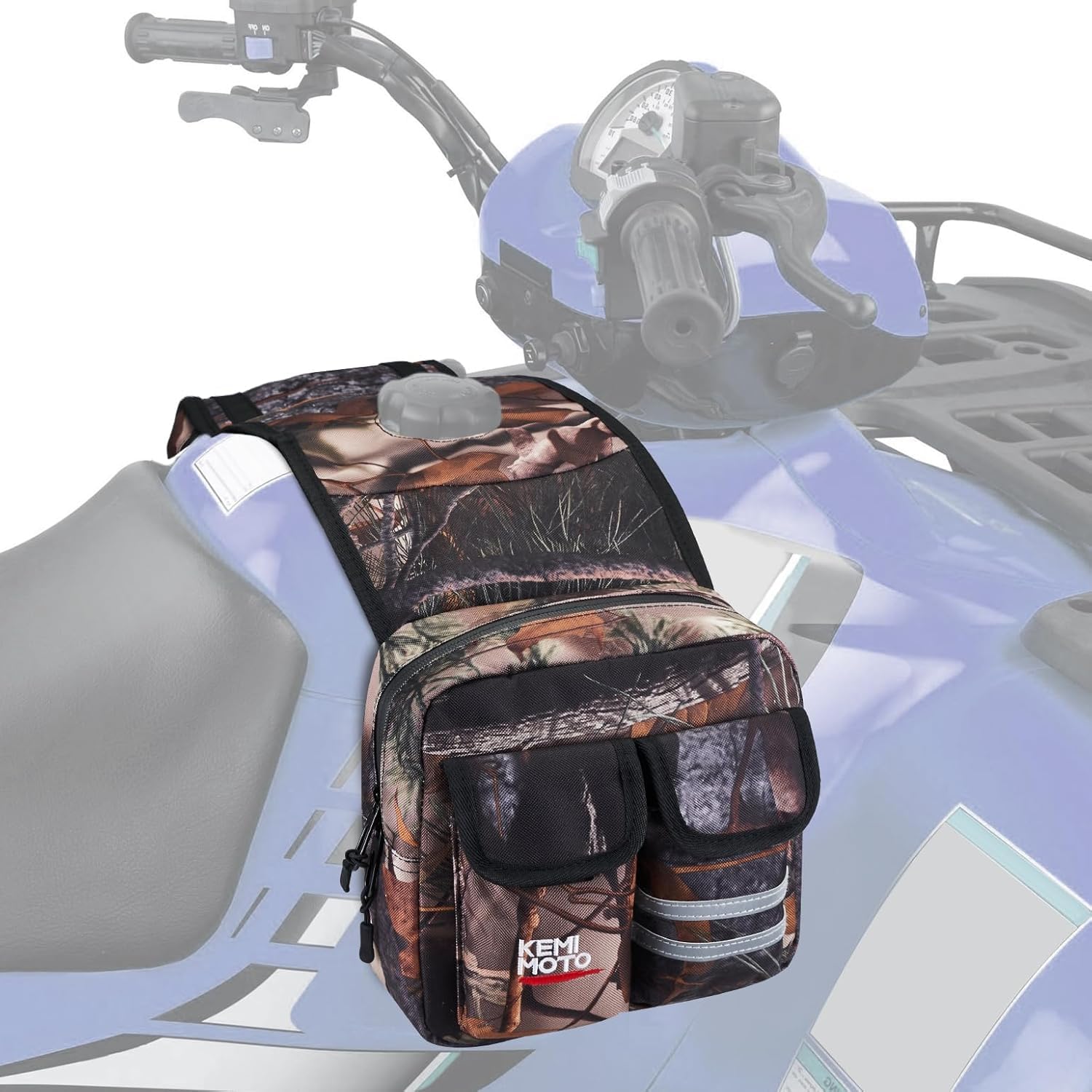 KEMIMOTO ATV Motorcycle Snowmobile Tank Saddle Bag Cooler