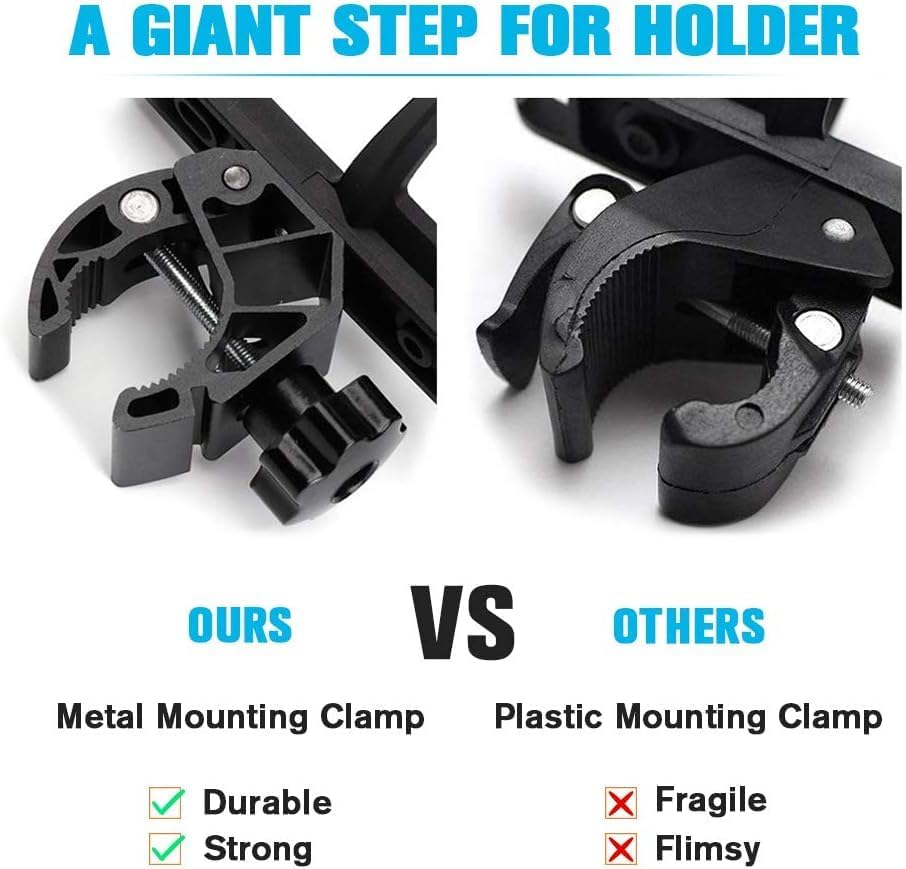 KEMIMOTO Universal Cup Holder with Metal Clamp view 2