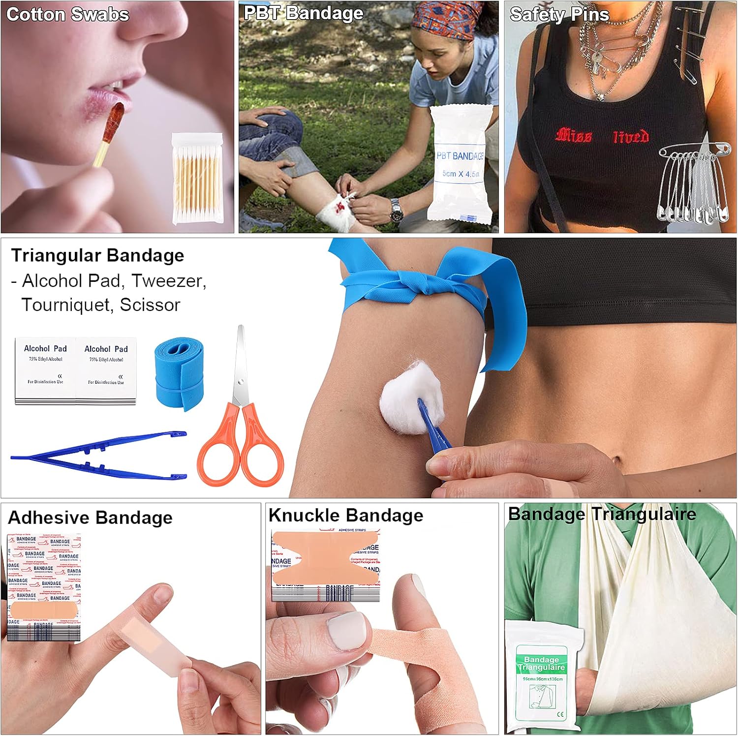 LUXMOM 142-Pcs Emergency Survival & First Aid Kit view 4