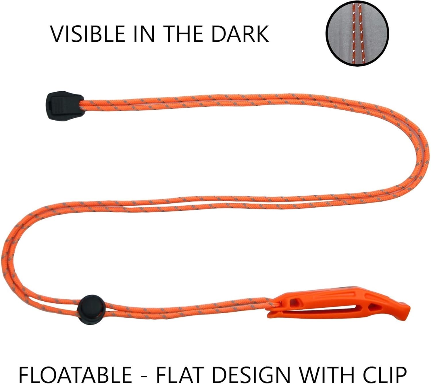 LuxoGear 2-Pack Emergency Safety Whistles w/ Lanyard view 5