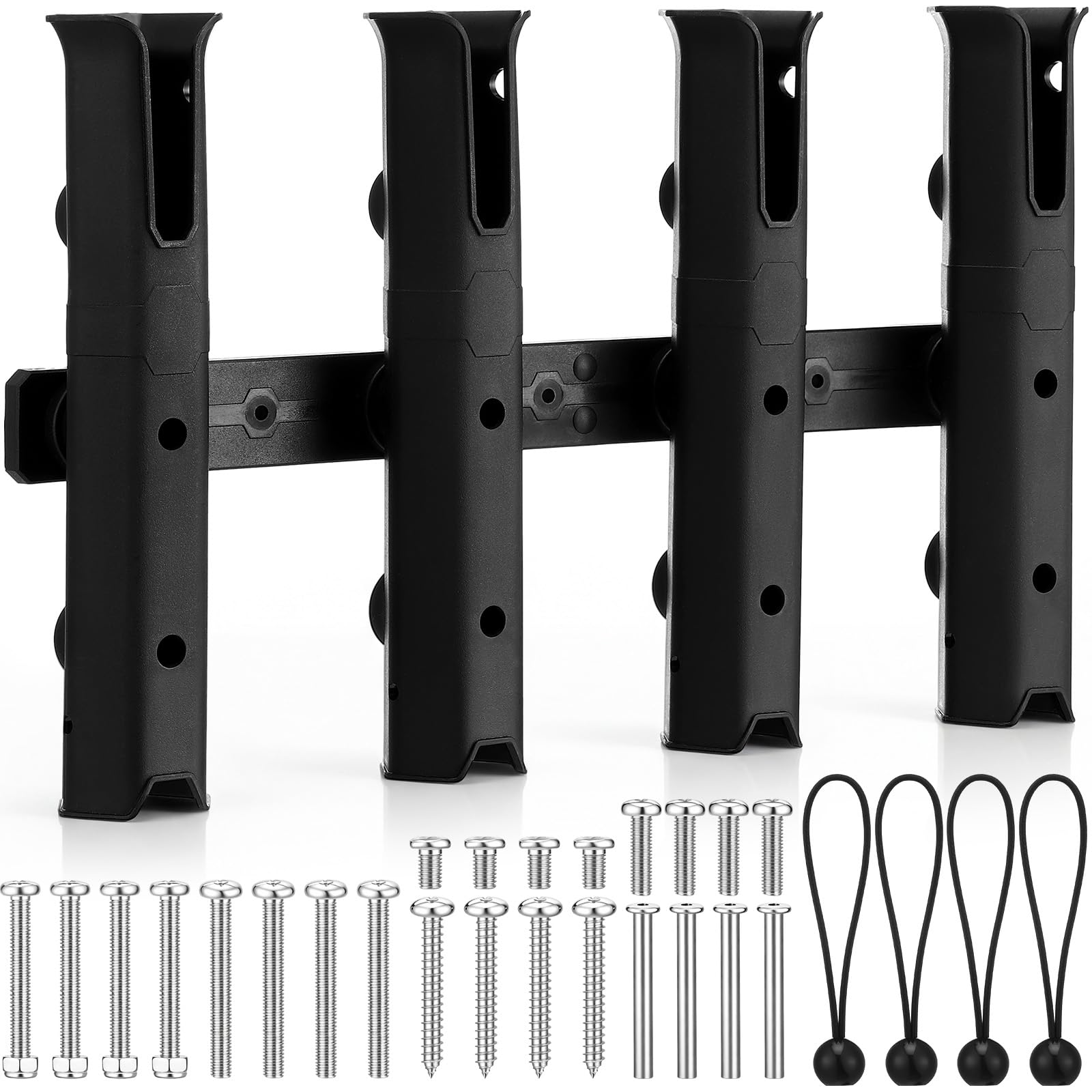 Motionchic Adjustable 4-Tube Fishing Rod Holder