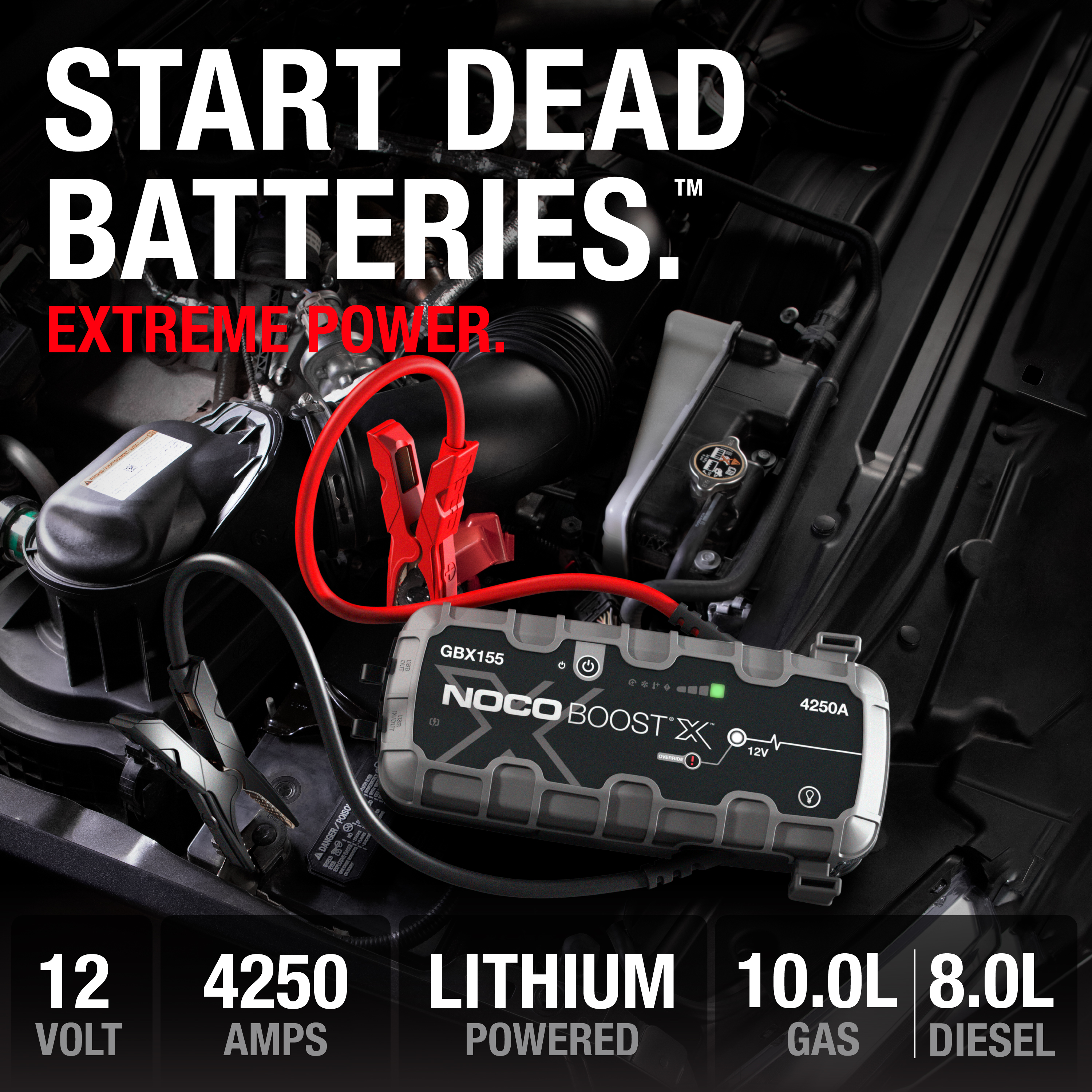 NOCO Boost X 4250A Portable Jump Starter view 2