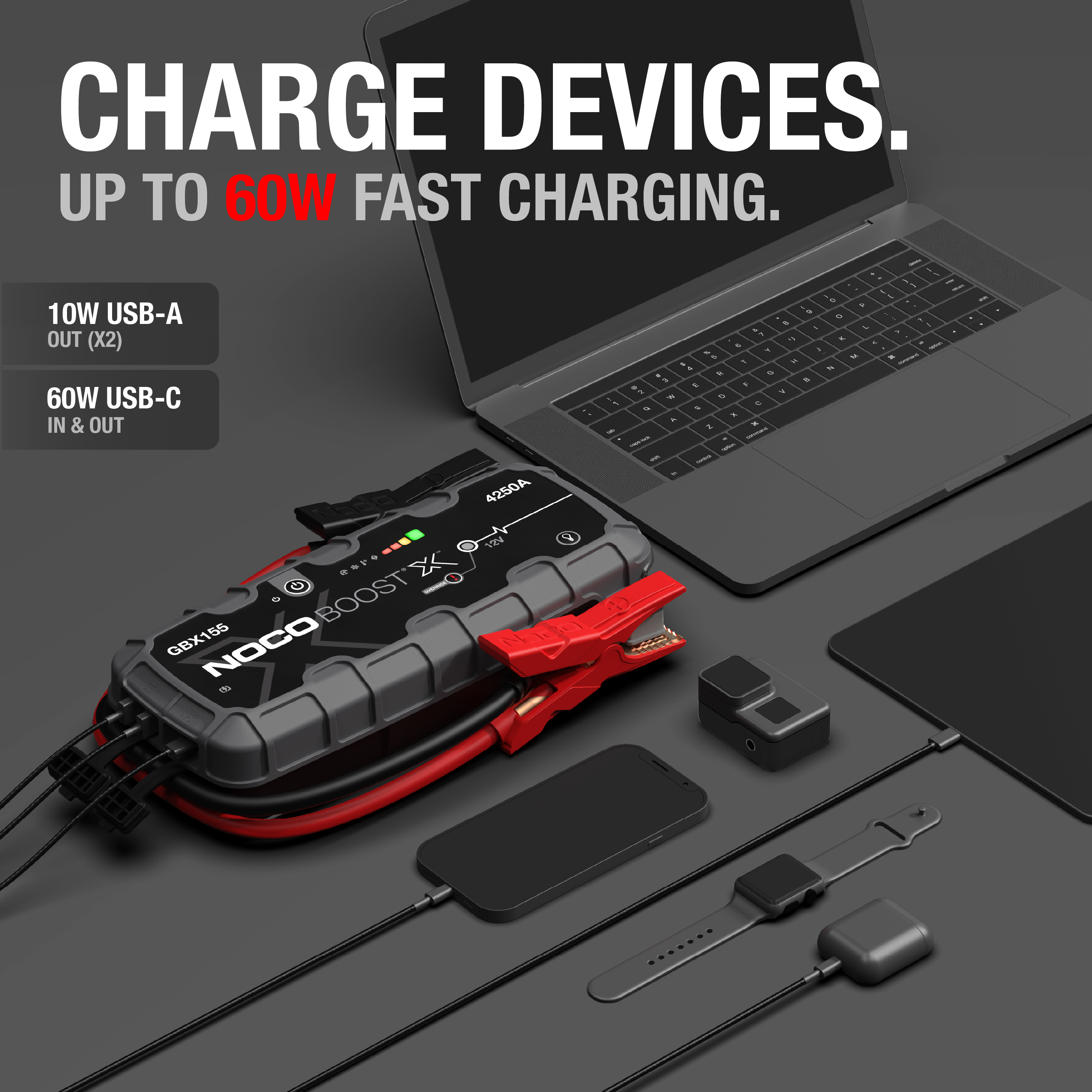 NOCO Boost X 4250A Portable Jump Starter view 5
