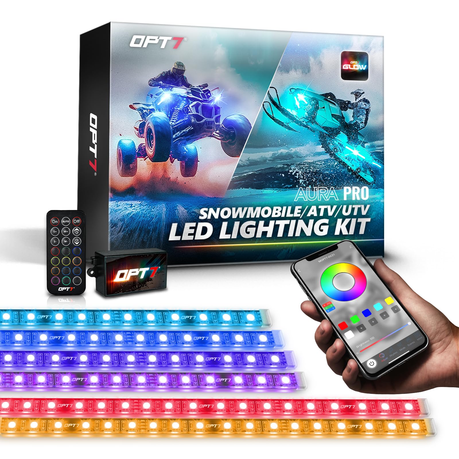 OPT7 Aura Snowmobile ATV Underglow LED Lights