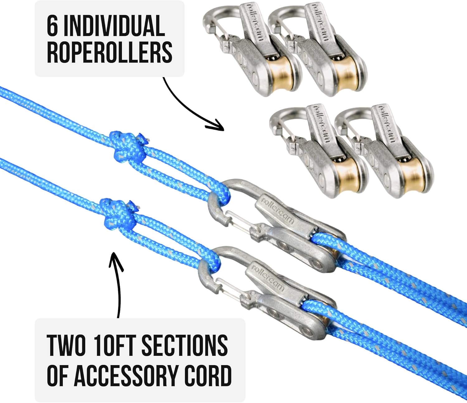 Roperoller Rope Tensioner & Tightening Kit 6-Pack - 5