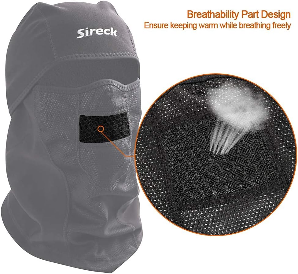 Sireck Cold Weather Thermal Balaclava Ski Mask view 4