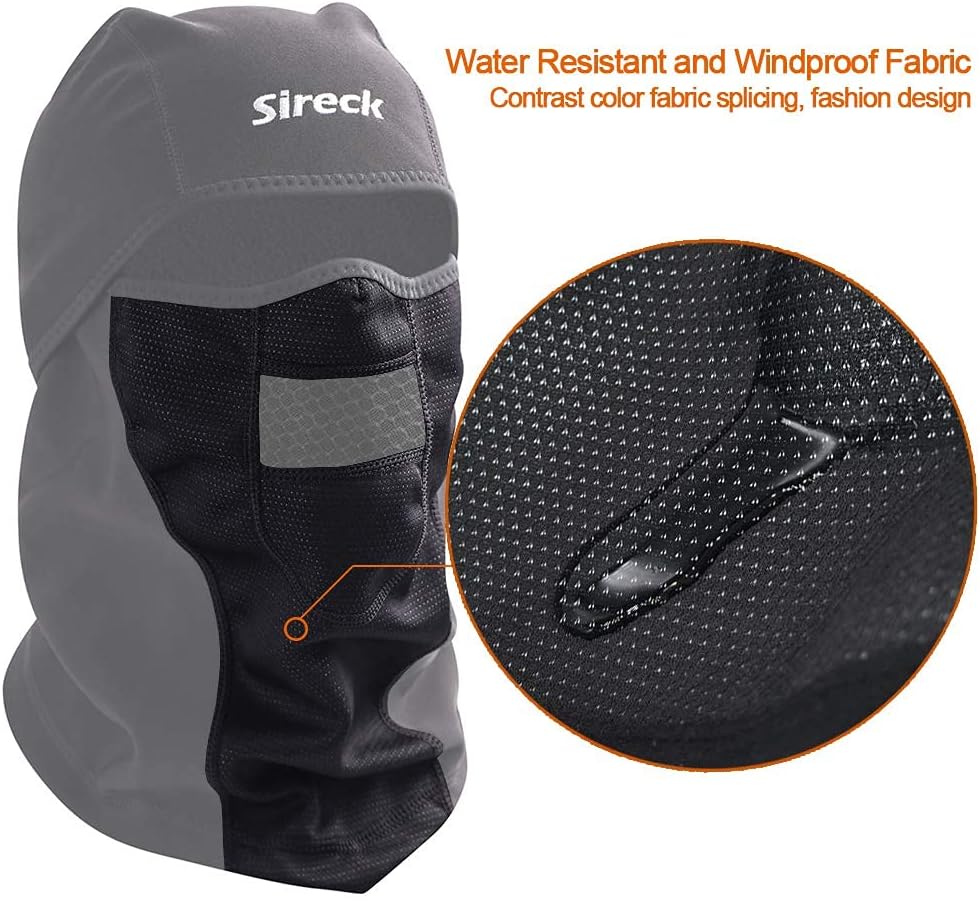 Sireck Cold Weather Thermal Balaclava Ski Mask view 5