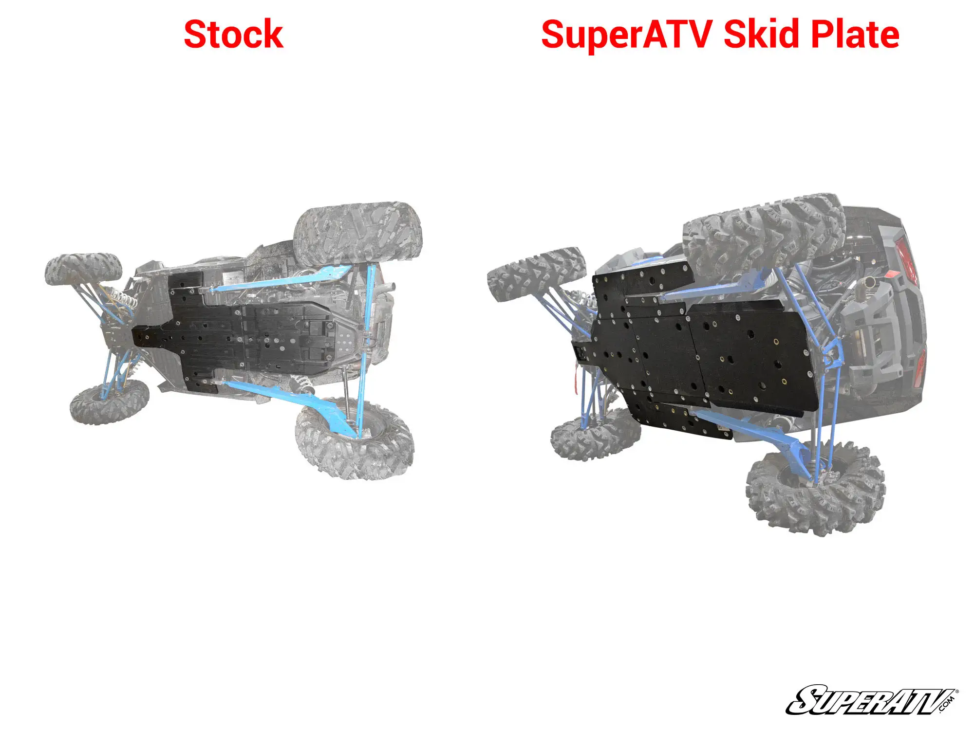 SuperATV Polaris RZR XP 1000 Skid Plate view 2