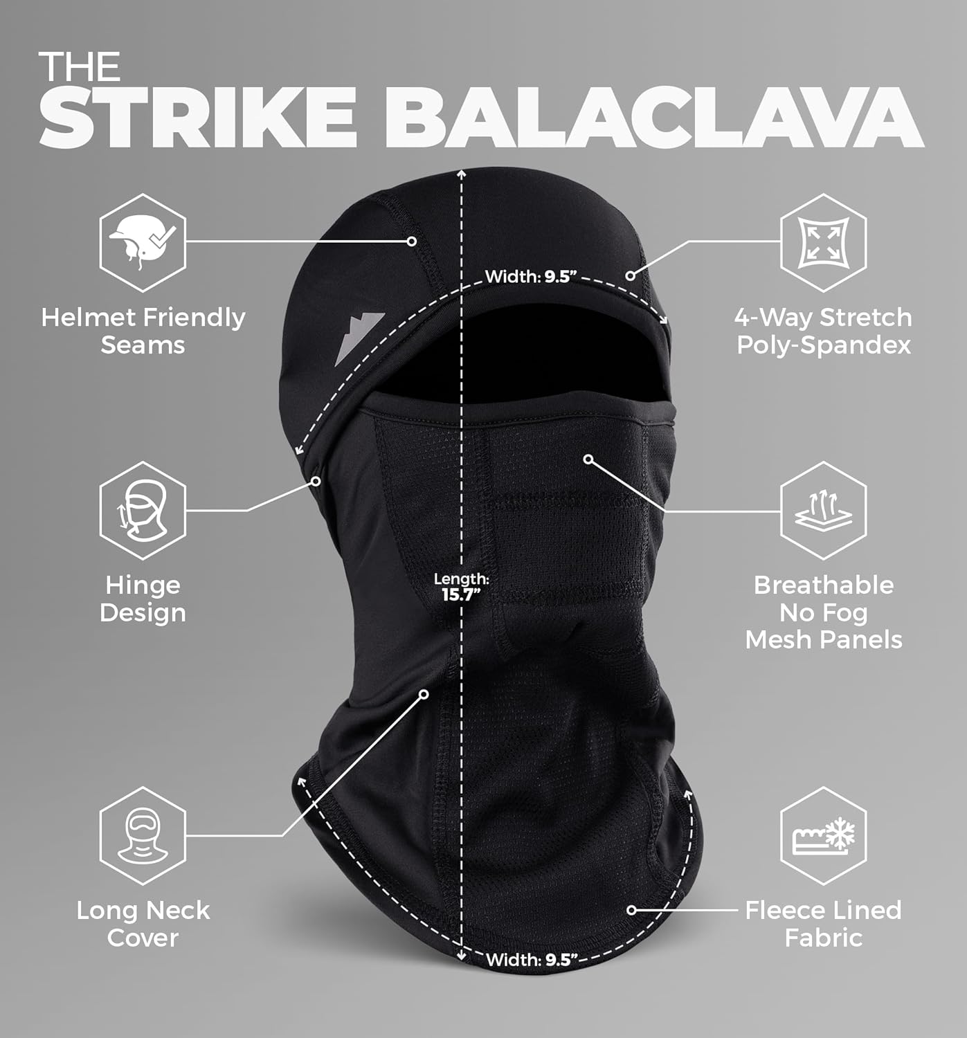 Tough Headwear Balaclava Ski & Winter Face Mask - 2