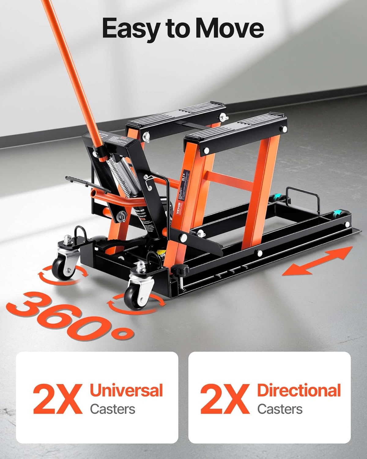 VEVOR Hydraulic Lift Jack for Motorcycle & ATV - 5