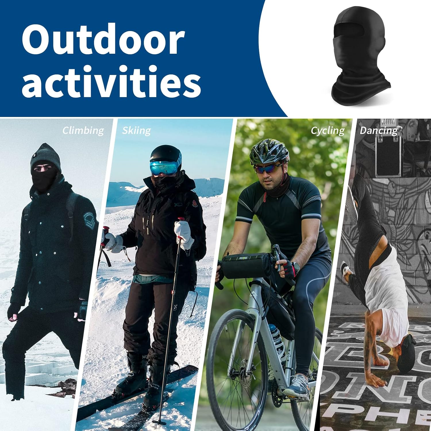 YESLIFE Winter Balaclava Ski & Motorcycle Mask - 2