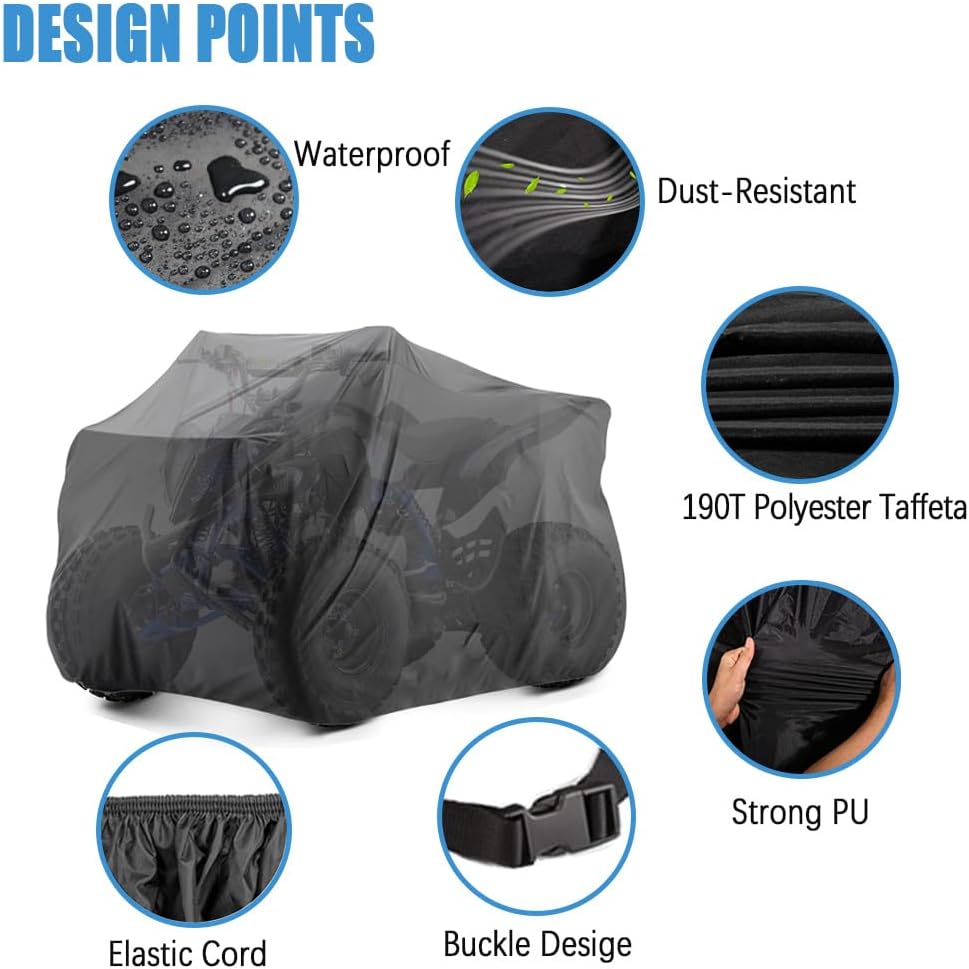 YOTOM All-Weather ATV Cover view 3