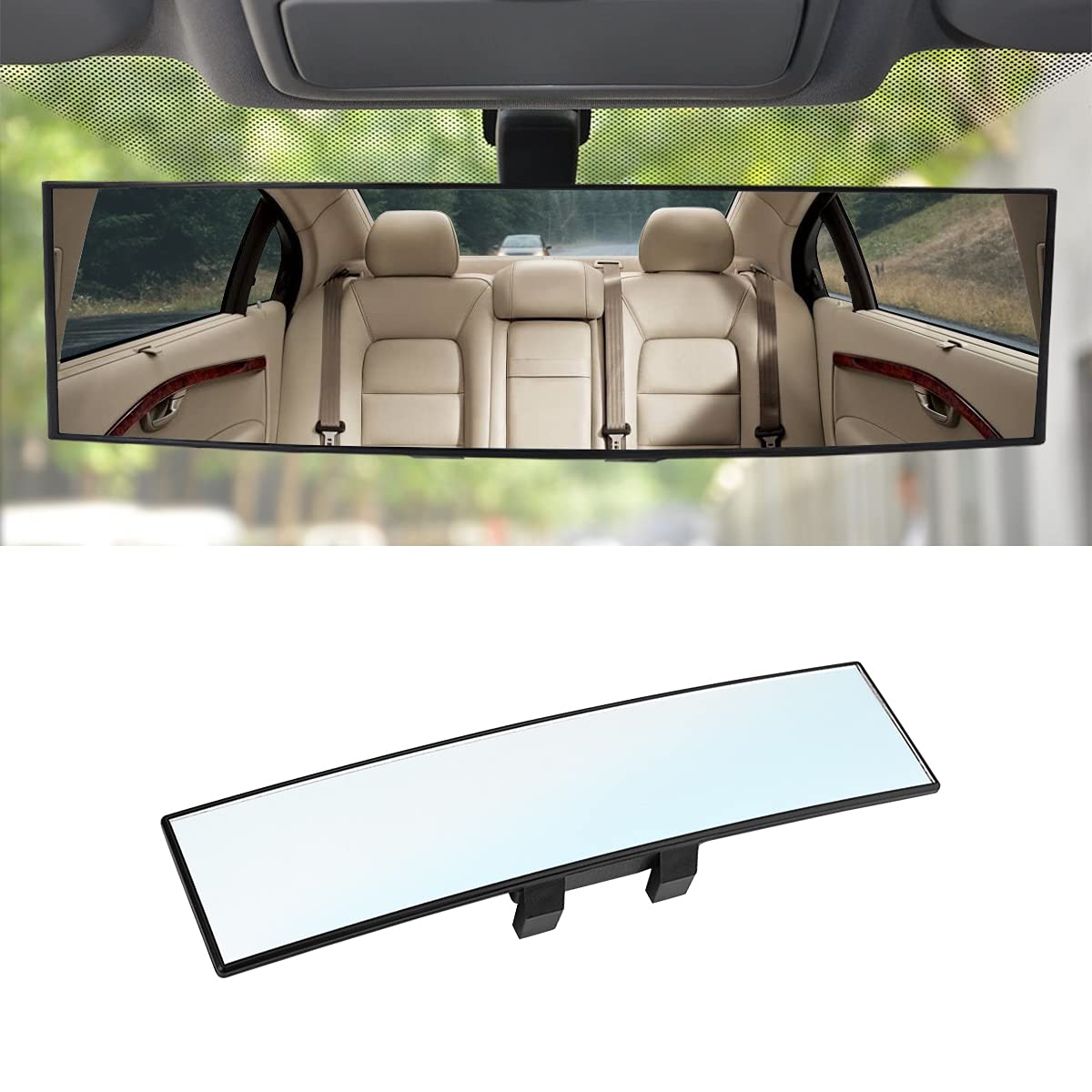 8sanlione Universal Panoramic Rearview Mirror