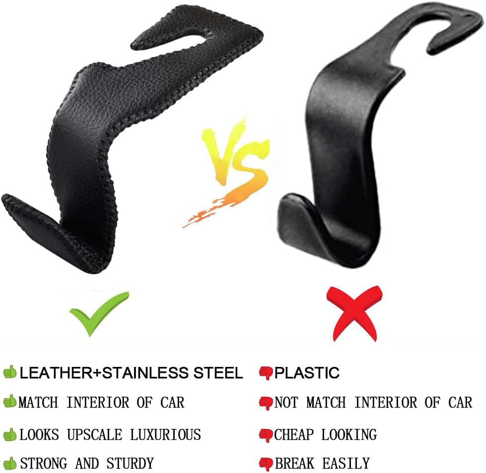 Car Headrest Hanger Hooks for Bags & Storage - 2
