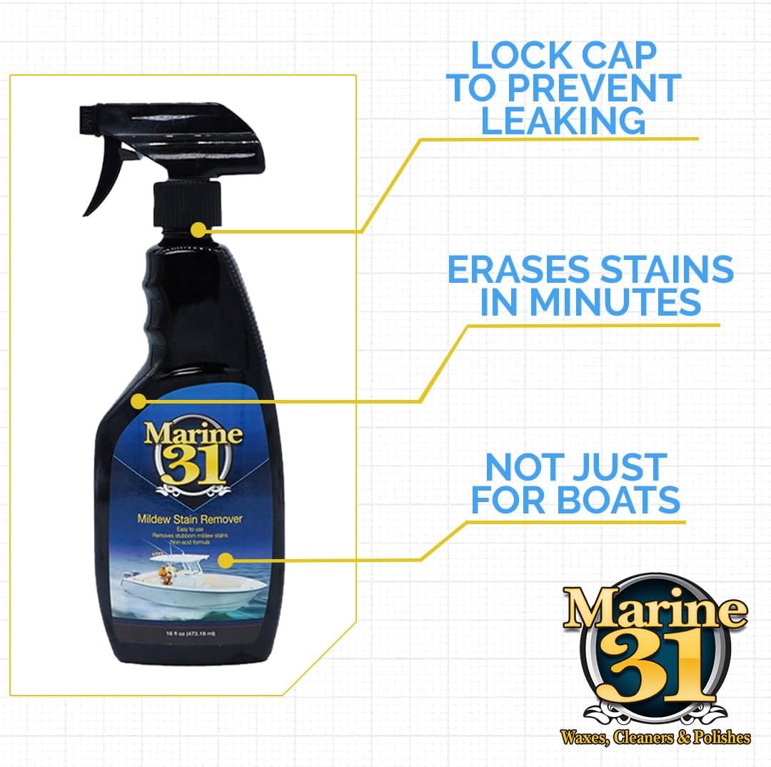 Marine 31 Mildew Stain Remover & Cleaner 16oz - 2