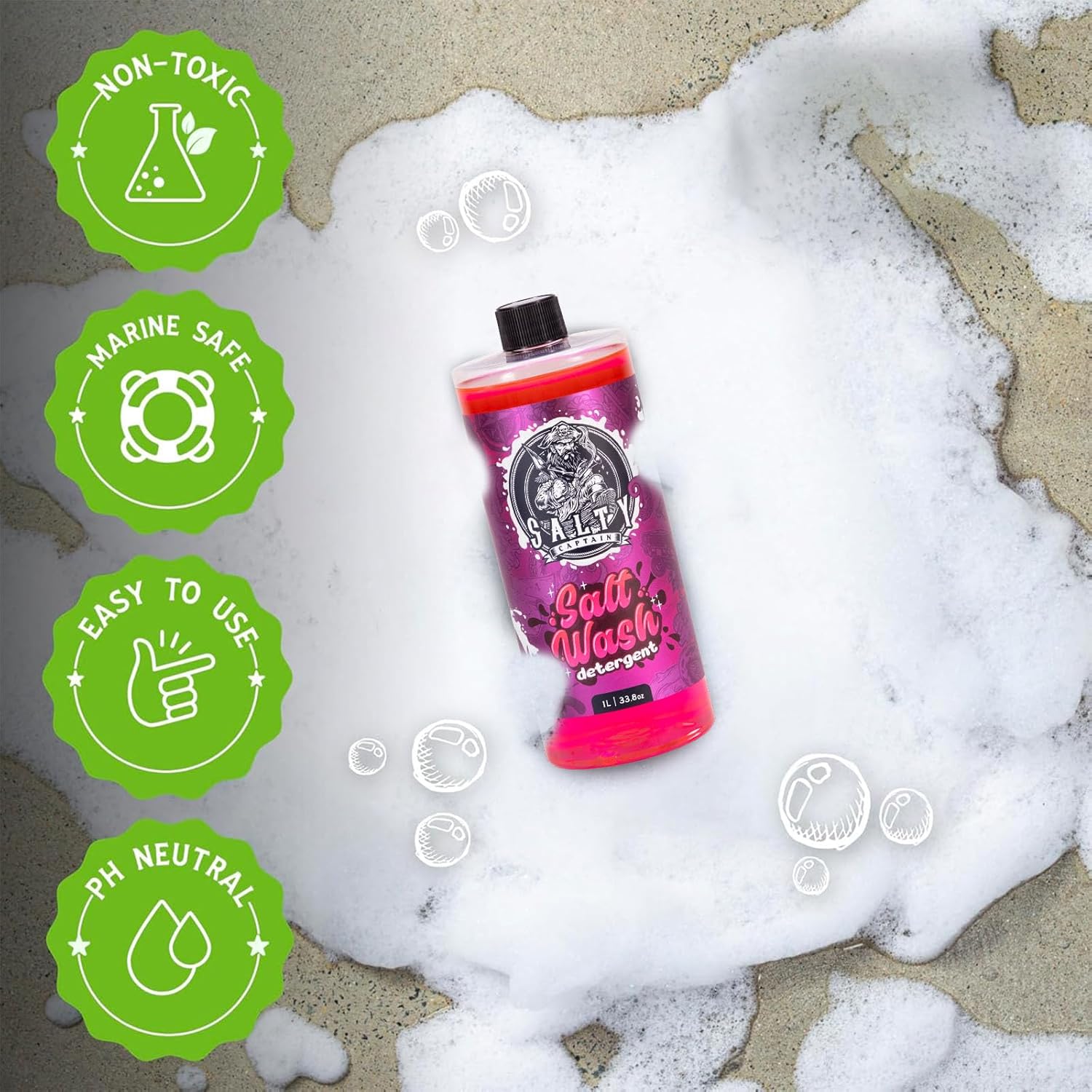 Salty Captain Foaming Salt Remover Wash view 3