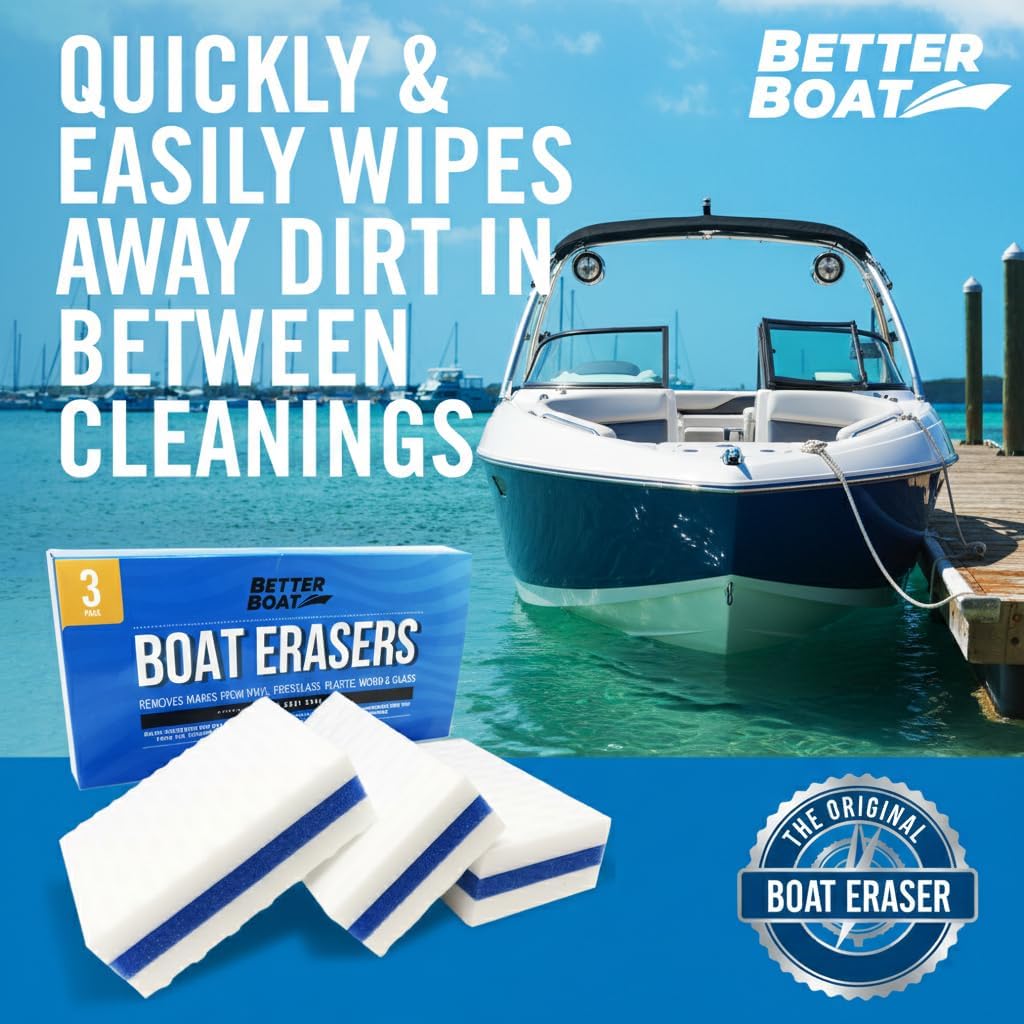 Better Boat Erasers Cleaning Sponge 9-Pack view 2