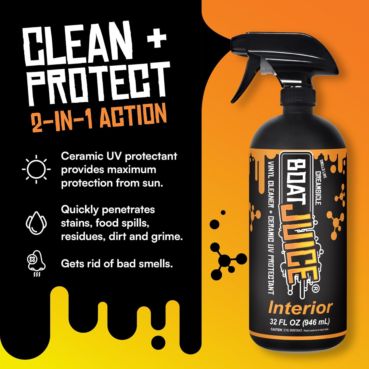 Boat Juice Boat Exterior & Interior Cleaner Kit - 4