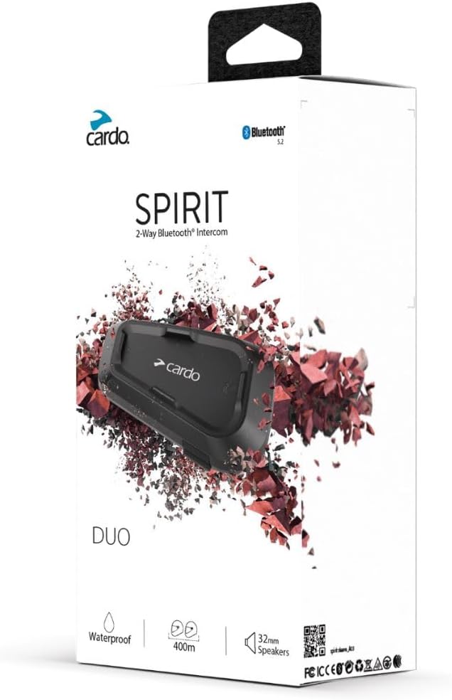 Cardo Spirit Motorcycle Bluetooth Headset view 4