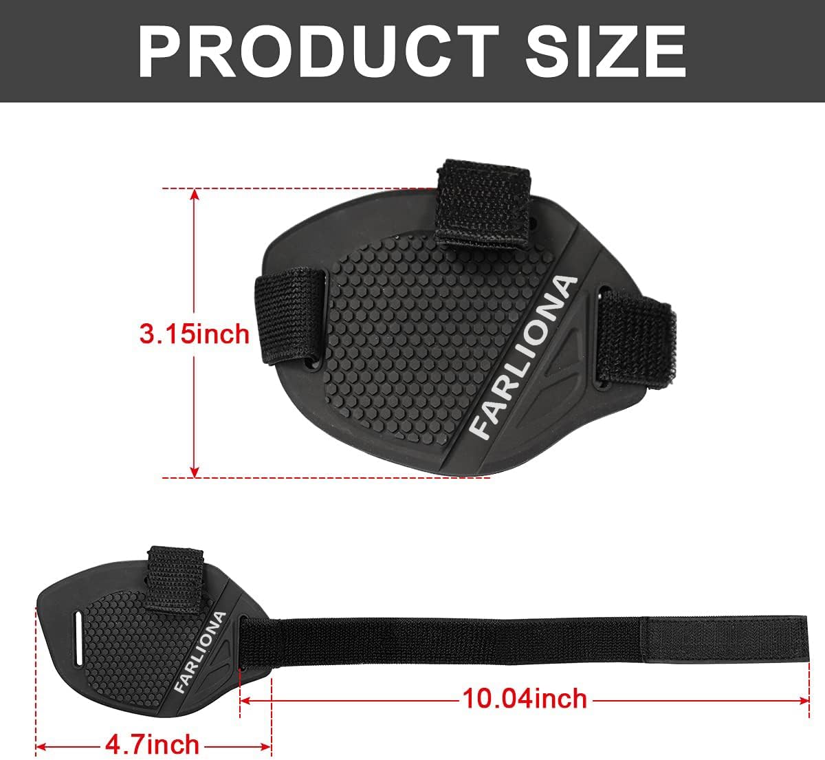 FARLIONA Motorcycle Shift Pad Shoe Protector view 2