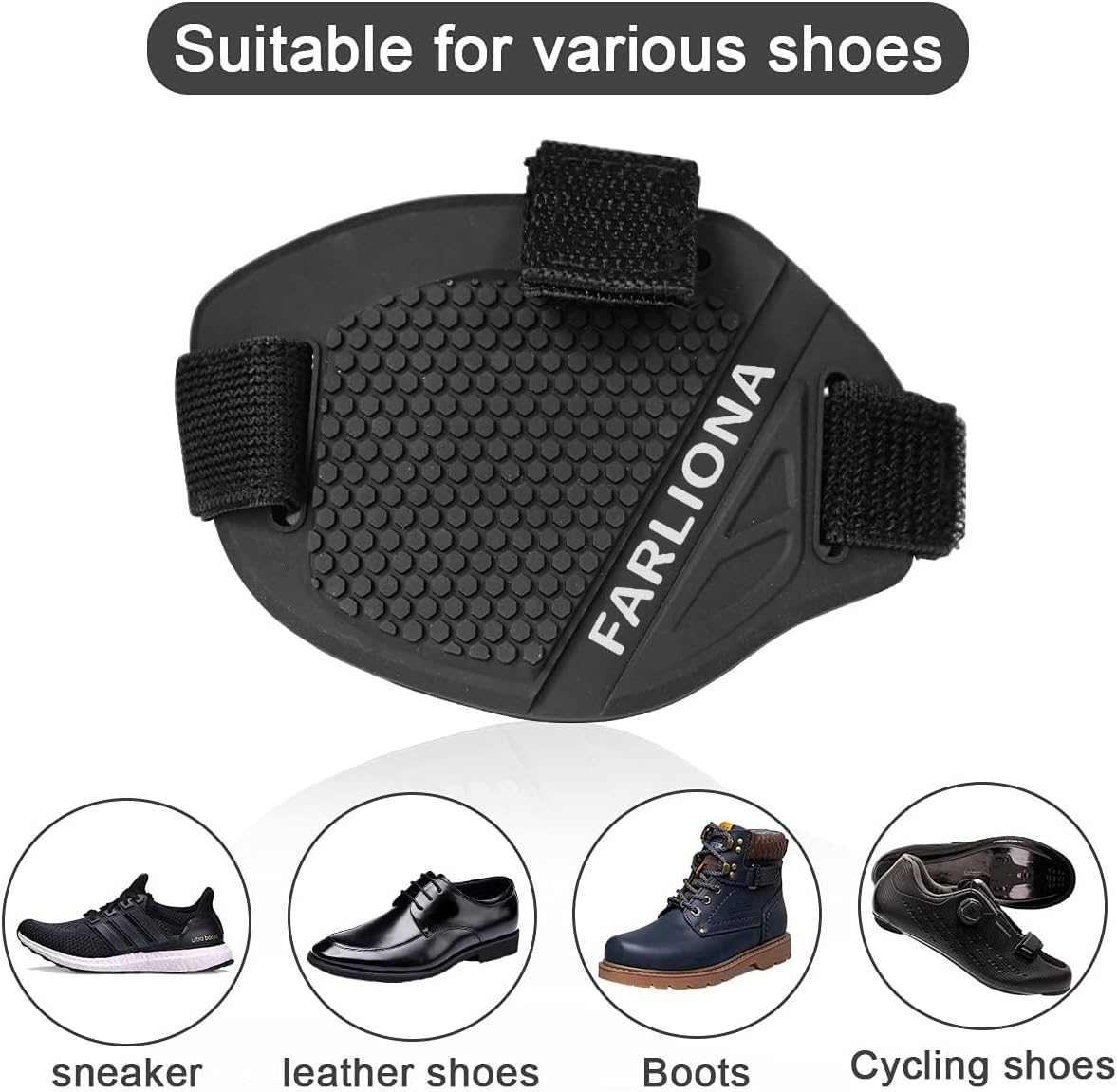 FARLIONA Motorcycle Shift Pad Shoe Protector view 4