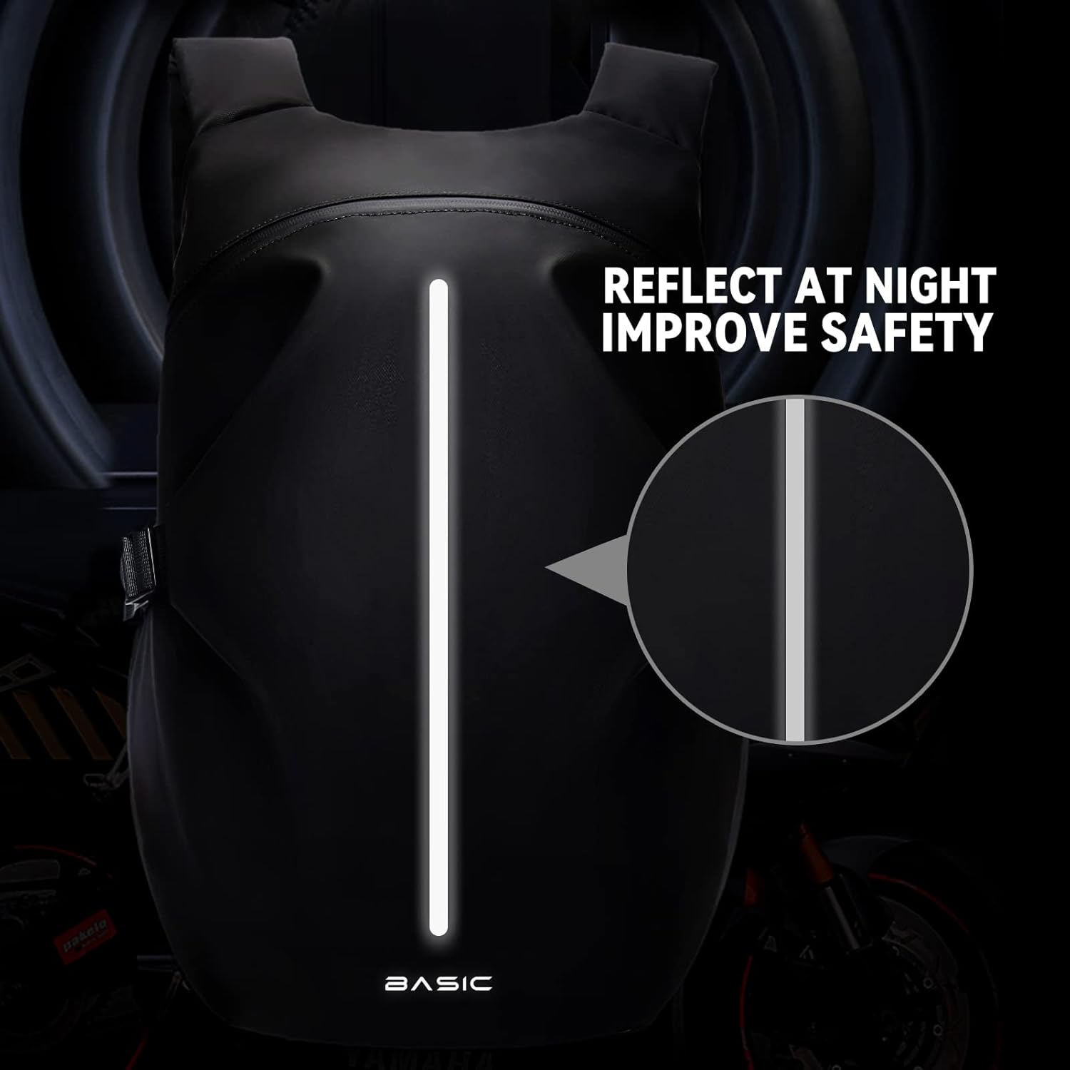 WEPLAN Water-Resistant Motorcycle Helmet Backpack view 4
