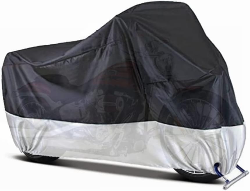 YOTOM Waterproof Motorcycle Cover w/ Lock-Holes - 2