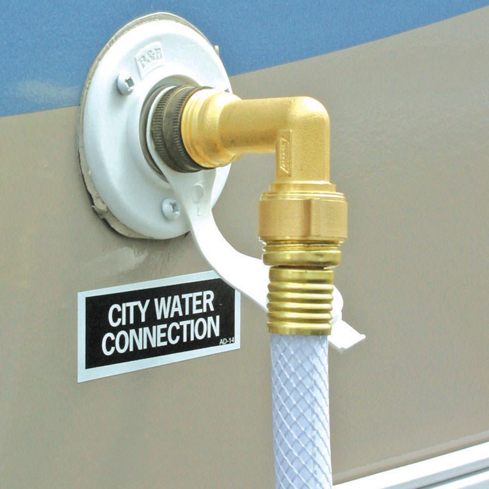 Camco 90-Degree RV Water Hose Entry Elbow