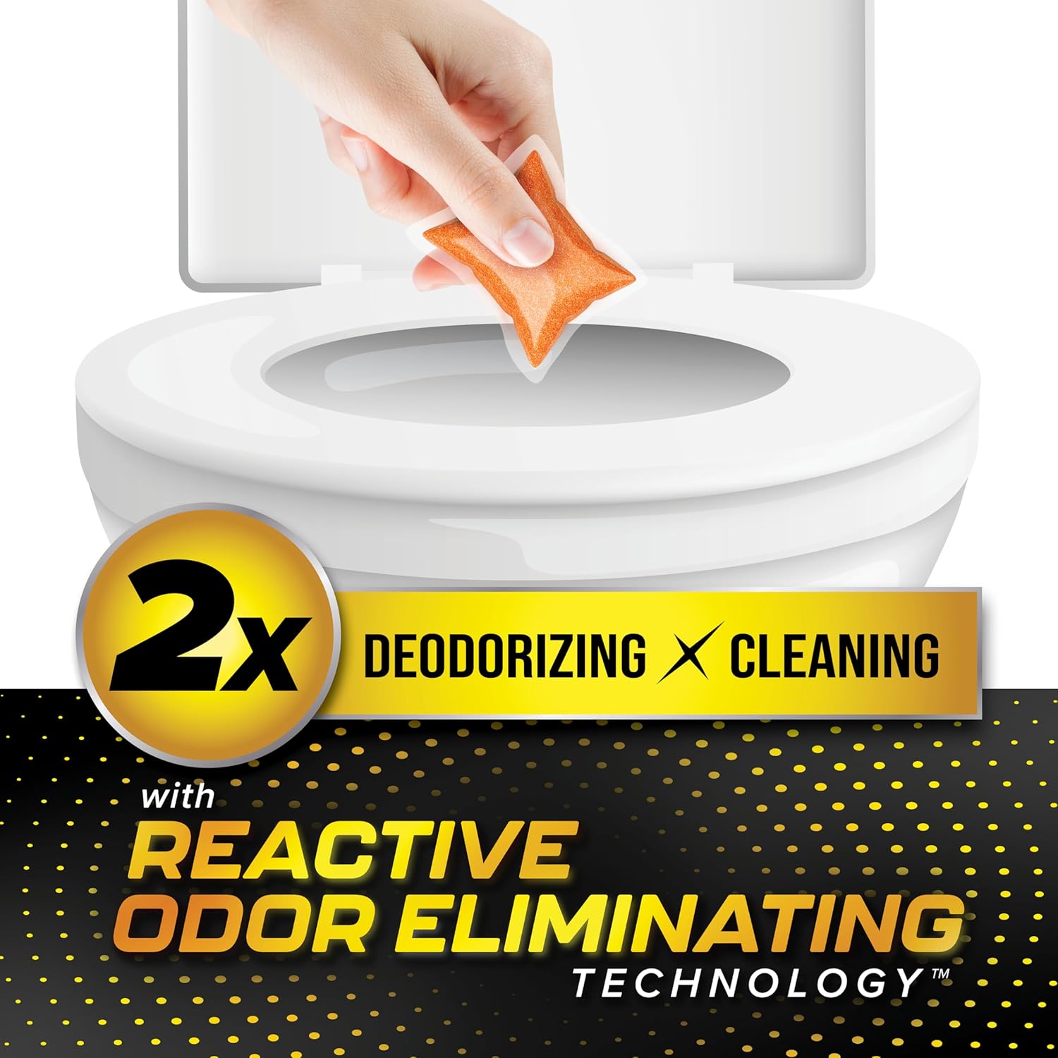 Camco TST MAX RV Toilet Treatment Drop-INs - Control Unwanted Odors & Break Down Waste and Tissue - Safe Septic Tank Treatment - Orange Scent, 30-Pack (41183) Orange 30 Count (Pack of 1) view 2