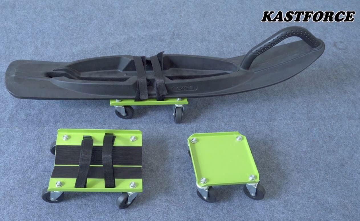 KASTFORCE Heavy Duty Snowmobile Dolly Set, 1500 lbs - 4