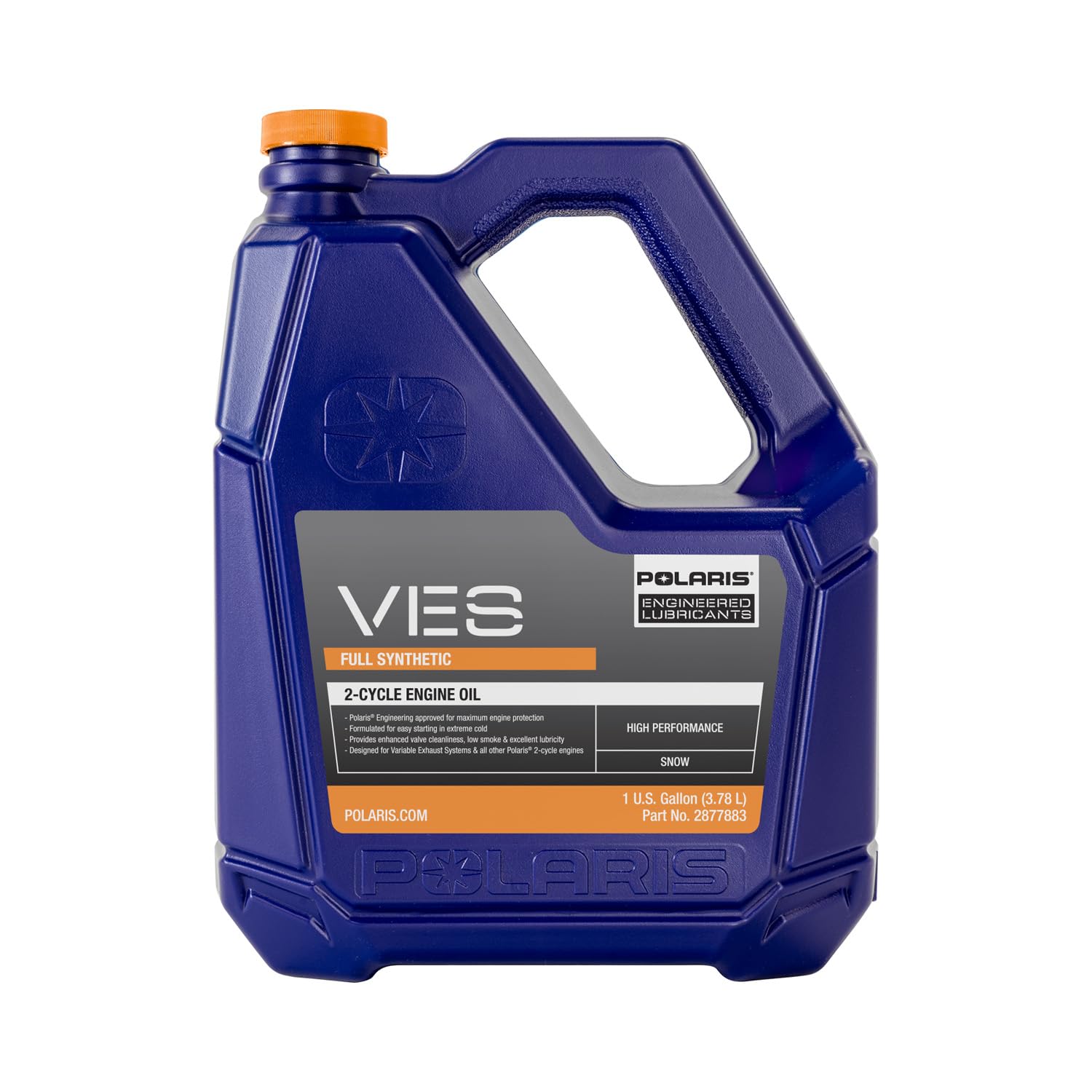 Polaris VES Full Synthetic 2-Cycle Snowmobile Oil, 1 Gal