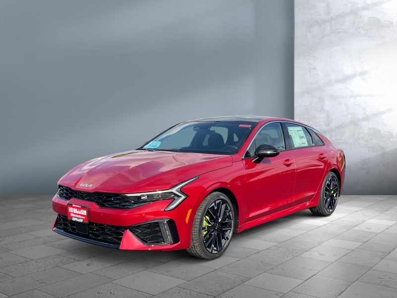 2026 Kia K5 — front three-quarter view