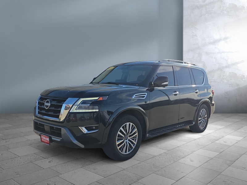 2021 Nissan Armada — front three-quarter view