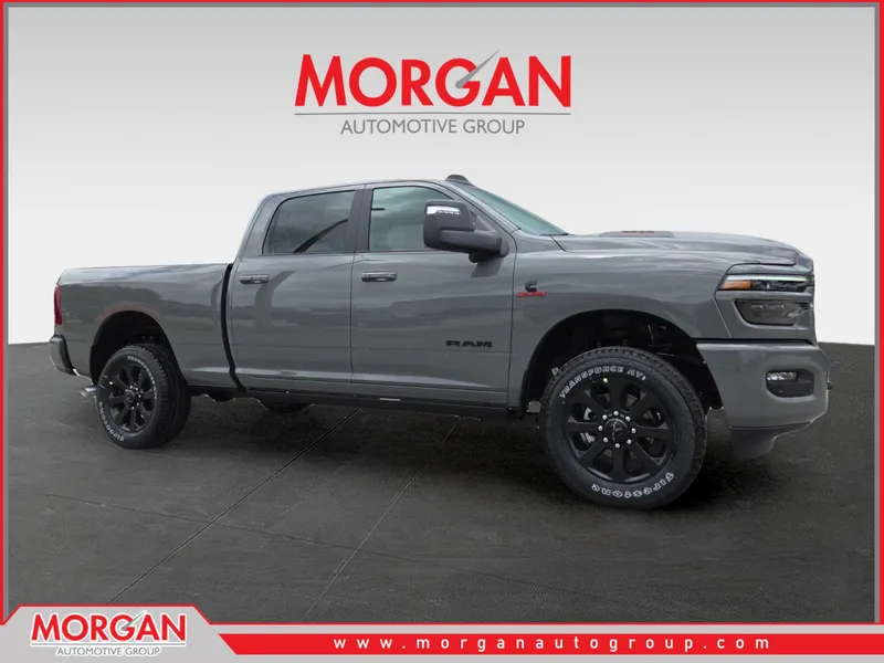 2026 Ram 2500 Laramie in White — front three-quarter view