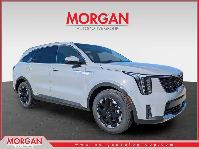 2026 Kia Sorento S in Wolf Gray — front three-quarter view