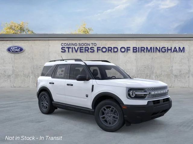 2026 Ford Bronco Sport Big Bend 5 Door SUV, SUV & Crossovers in Oxford White — front three-quarter view