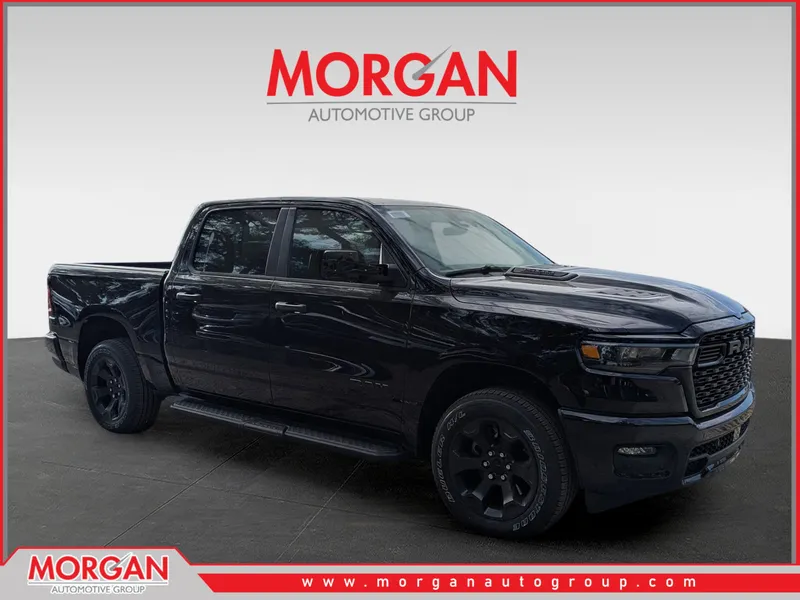 2026 Ram 1500 Express in Black — front three-quarter view
