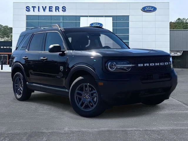 2026 Ford Bronco Sport Big Bend 5 Door SUV, SUV & Crossovers in Shadow Black — front three-quarter view