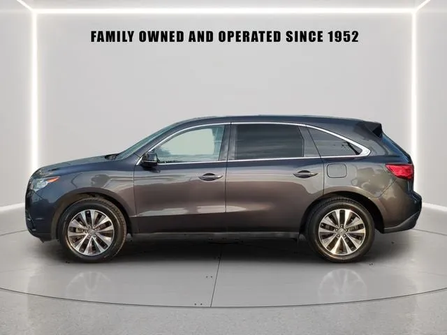 2015 Acura MDX — rear three-quarter view