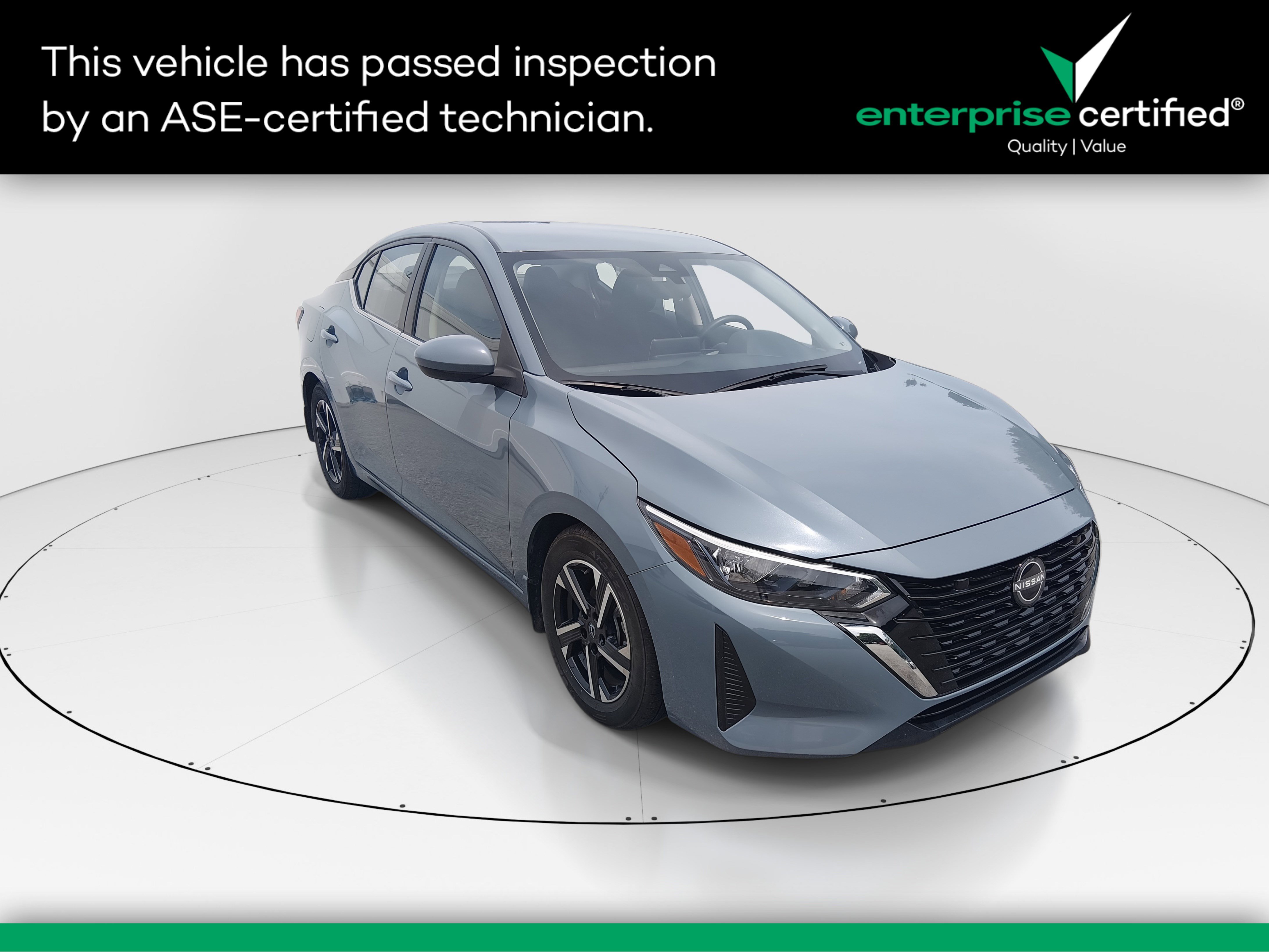 2024 Nissan Sentra SV CVT — front three-quarter view