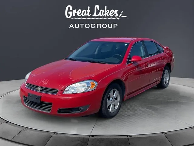 2011 Chevrolet Impala LT in Victory Red — front three-quarter view