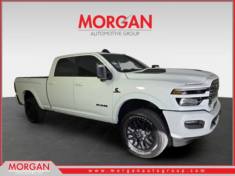 2026 Ram 2500 Limited in White — front three-quarter view