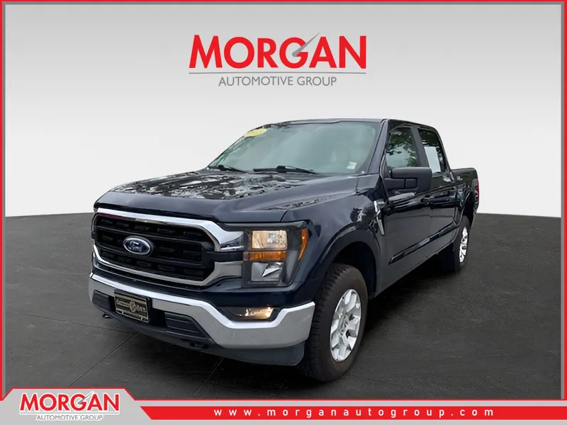 2023 Ford F-150 XLT in Blue — front three-quarter view