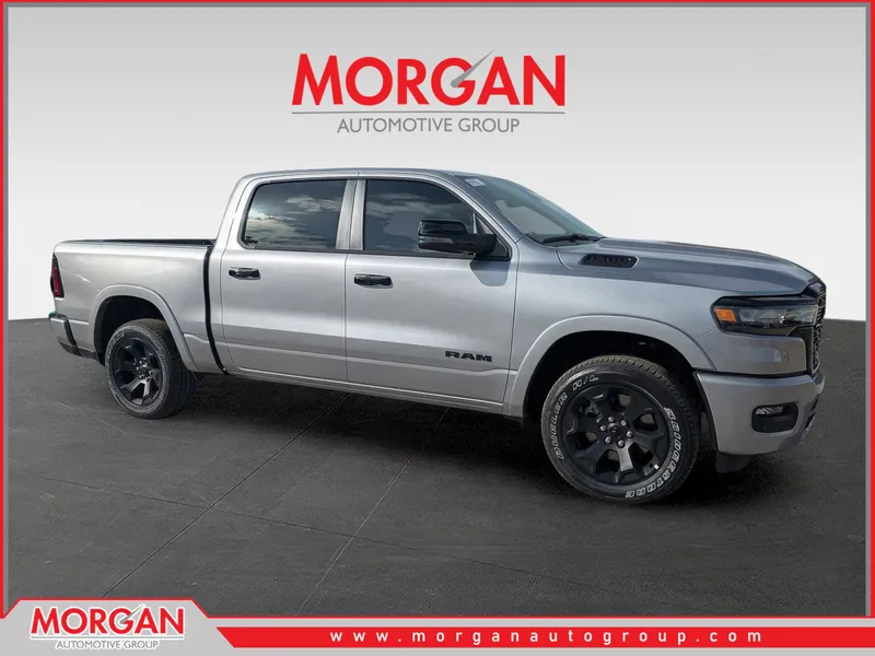 2026 Ram 1500 Big Horn/Lone Star in Silver — front three-quarter view