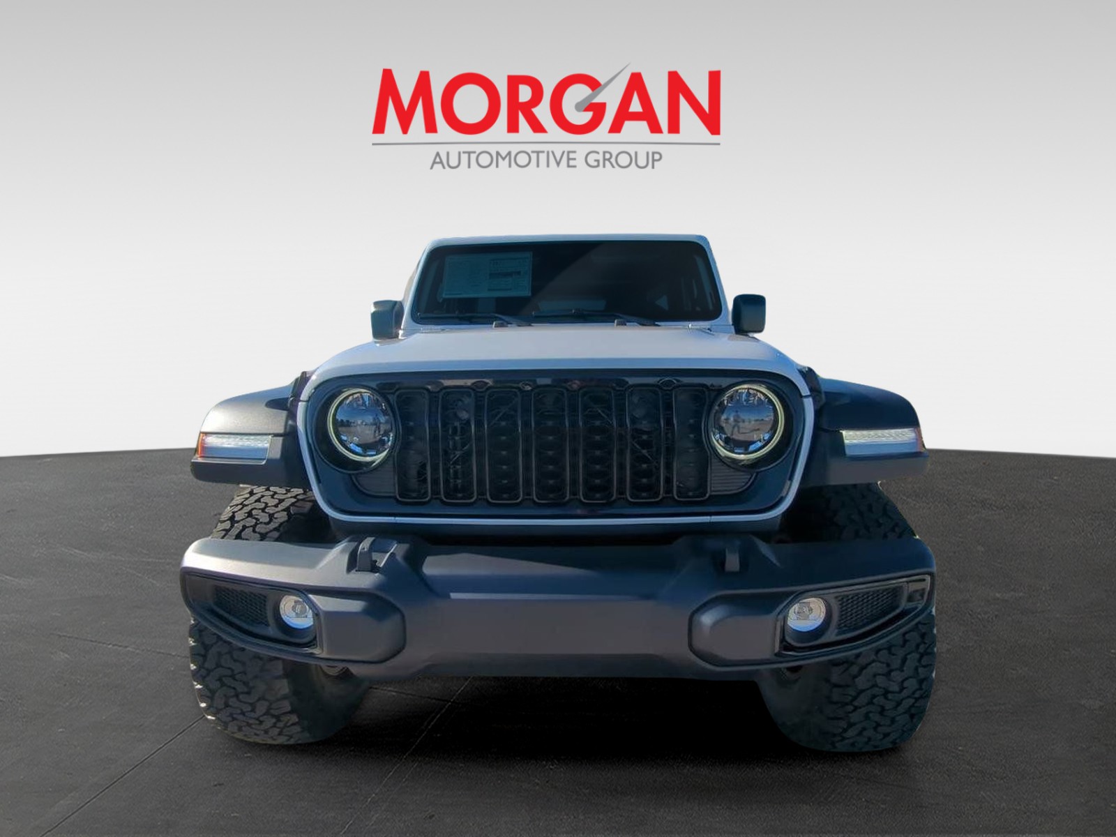 2026 Jeep Wrangler Willys in White — front three-quarter view